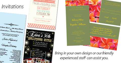 printing invitation design